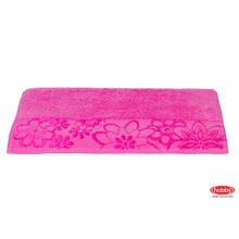 Махровое полотенце 100x150 "DORA", розовое, 100% Хлопок