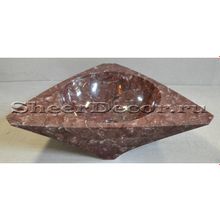 Раковина из камня Sheerdecor Prisma 1622111 | Красная раковина | Эксклюзивная раковина
