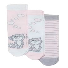 Эвантюэль Носки для девочки, 3 пары "Кот" кот 3