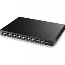 ZyXEL GS1920-48HP интеллектуальный High Power PoE-коммутатор Gigabit Ethernet, 48 разъемов RJ-45, 4 SFP-слота