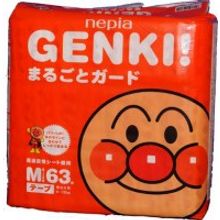 Подгузники «Genki» (Генки для внутреннего рынка Японии ) 6-12 кг (63 шт)