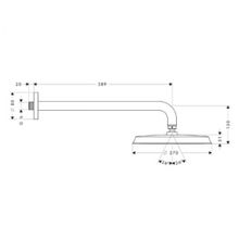 Верхний душ Hansgrohe Raindance Classic AIR (27424000) (240 мм)