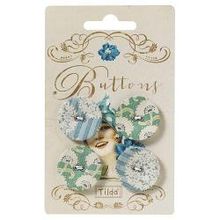 TILDA Декоративные пуговицы Tilda, 4 шт, d25мм (210480833)
