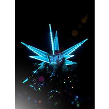 Новогодняя световая макушка Кристалл премиум, высота 150 см