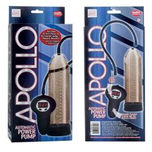California Exotic Novelties Дымчатая мужская автоматическая помпа Apollo Automatic Power Pump (дымчатый)