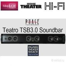 Phase Technology Teatro TSB3.0 Sound Bar Black