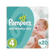 Pampers Active Baby-Dry 8-14 кг 4 20 шт.