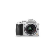 Panasonic lumix dmc-g5kee-w 18.3mpix белый 14-42 3" 1080 sdhc li-ion