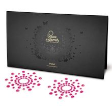 Bijoux Indiscrets Розовые наклейки на грудь Mimi Bijoux (розовый)