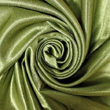Ткань портьерная Креп-сатен Зеленый