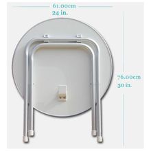 Forma Стол круглый палубный из алюминия Forma Marathon M300 610 x 610 мм