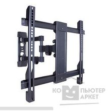 Kromax GALACTIC-90 black, Кр. стал. наст. для TV 22"-65", max 40 кг, 5 ст св., нак. +3 12 ,пов. 180 , от ст.54-420 мм, max VESA 400x400 мм.