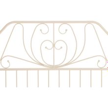 Tetchair Кровать ERIC Wood slat base, Белый (butter white)
