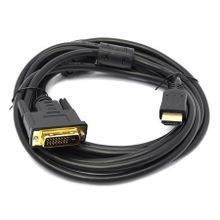 Кабель HDMI - DVI, 3.0 м, феррит. фильтры, позолочен., 5bites (APC-073-030)