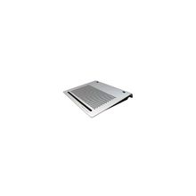 Охлаждающая панель Zalman ZM-NC1000 для ноутбука, до 15", 2 вентилятора по 70мм, 18-25,5 дБ, серебро