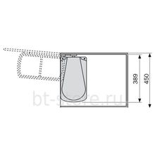 Мусорное ведро Hailo Oko-Flex 3418001 цвет белый