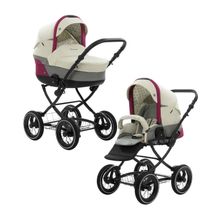 Noordi 2 в 1 Polaris CL бело-серая с малиновым