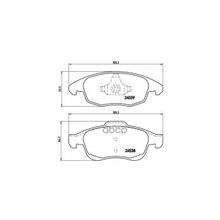Колодки Тормозные Дисковые | Перед | Brembo арт. P61083