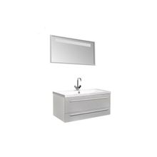 Aquanet Мебель для ванной Нота 100 алюминий (серый) - Раковина-столешница Нота-100