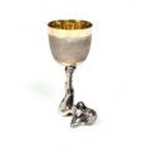 Рюмка из серебра Обнаженная девушка 359_SR