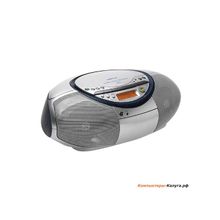 Аудиомагнитола Sony CFD-S35CP S Кассетная магнитола c CD-проигрывателем, поддержка MP3, мощность звука 4.6 Вт, тюнер AM, FM