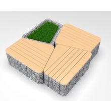 Скамейка бетонная UNI SST