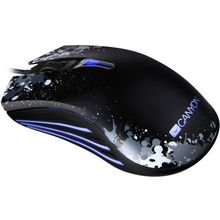 Мышь CANYON Gaming Mouse CND-SGM8 USB Black {Wired, Optical 500 1000 1500 2000 3500 dpi, 6666 fps, 125 500 1000Hz, 20g, 4 btn}