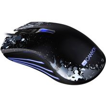 Мышь CANYON Gaming Mouse CND-SGM8 USB Black {Wired, Optical 500 1000 1500 2000 3500 dpi, 6666 fps, 125 500 1000Hz, 20g, 4 btn}