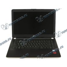 Ноутбук HP "14-bs040ur" 2YL08EA (Core i3 6006U-2.00ГГц, 6ГБ, 1000ГБ, R520, LAN, WiFi, BT, WebCam, 14.0" 1920x1080, W&apos;10 H), золотистый [142019]