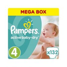 Pampers Active Baby-Dry 8-14 кг 4 132 шт.
