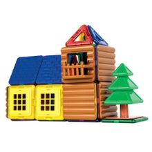 Магнитный конструктор MAGFORMERS 705006 Log cabin set