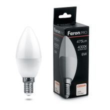 Feron Лампа светодиодная Feron E14 6W 4000K Матовая LB-1306 38045 ID - 235401