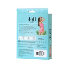 Прелестное платье-сетка Joli Miami L-XL Розовый