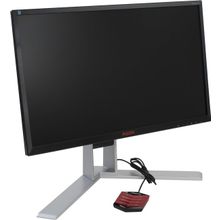 23.8" ЖК монитор AOC AG241QX    Black-Red    с поворотом экрана (LCD, Wide, 2560x1440, D-Sub, DL DVI, HDMI, DP, USB3.0 Hub)