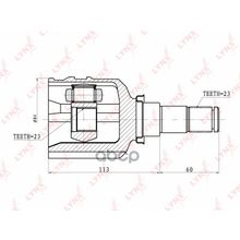 Шрус Внутренний | Перед Прав Лев | LYNXauto арт. CI7509