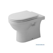 Напольный унитаз Duravit Happy D с горизонтальным выпуском и крышкой-сидением Soft Close