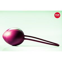 Fun Factory Фиолетовый вагинальный шарик Smartballs Uno