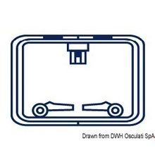 Osculati Hatch protection 520 x 400 mm, 19.351.02