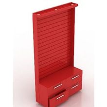 Стеновая панель с накопителем эсп-3 с ящиками