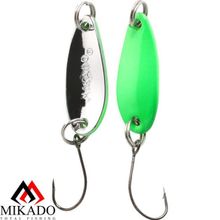 Блесна колеблющаяся Mikado MINI  1.5 г.   2.4 см. - зеленый-серебро