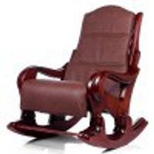 Кресло качалка КЛАССИКА МАХАГОН С ПОДУШКОЙ (006.001)