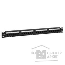 EXEGATE EX256752RUS Патч-панель UTP 19" 24 port кат.5e  разъём KRONE&110 dual IDC , 1U