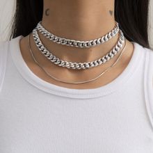 Чокер на шею под серебро (арт. 83485-9)