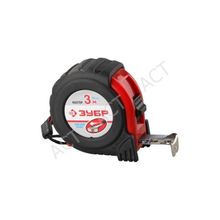 Рулетка ЗУБР "МАСТЕР", обрезиненный корпус, 5мх25мм