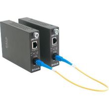 Медиаконвертер D-Link DMC-920T 10 100Base-TX - 100Base-FX одноволоконный (WDM), SM, TX1550 RX1310, SC, 20км