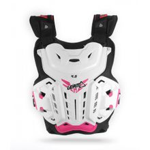 Защита панцирь Leatt Chest Protector 4.5 White Pink Jacki, Размер OS