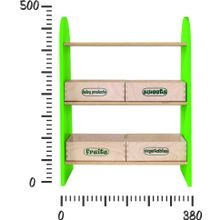 Набор кукольной мебели КРАСНОКАМСКАЯ ИГРУШКА КМ-04 Магазин с четырьмя ящичками