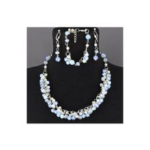 Бусики-Колечки Комплект Лунный Камень "Рада" арт.КП126