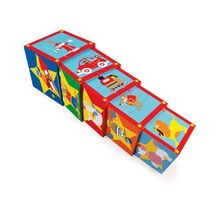 Кубики SCRATCH 6181050 Stacking Tower Сircus