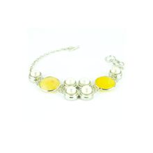 Бусики-Колечки Браслет Агат, жемчуг "Аурелия" арт. бП2574